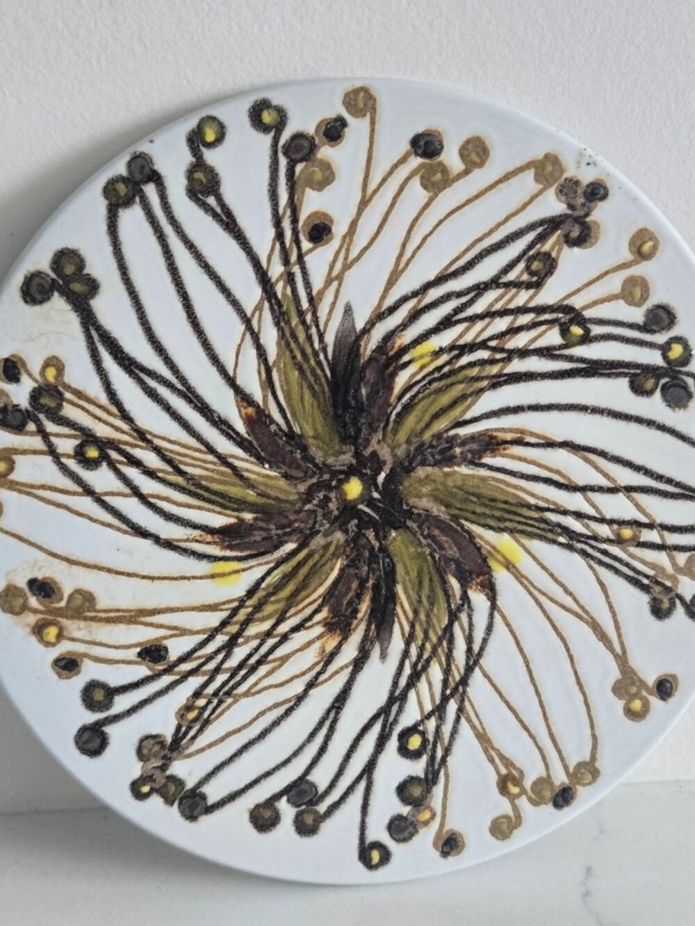 Vintage Royal Copenhagen Stoneware Wall Plaque, Denmark